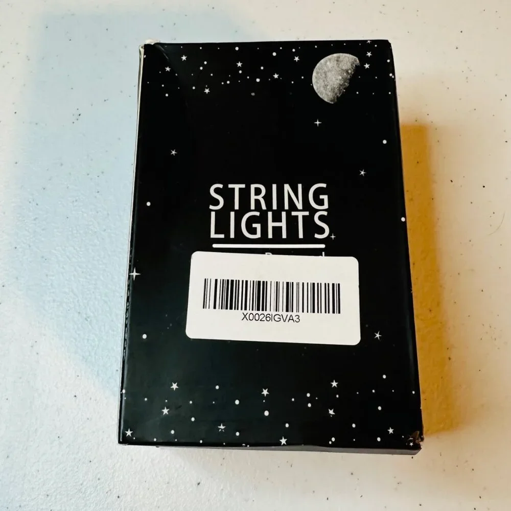 USB LED String Lights With Remote Control & Power Adapter Multiple Color Modes